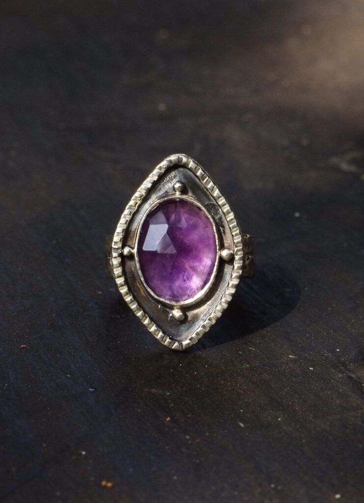 Pierścionek Ametyst Portal